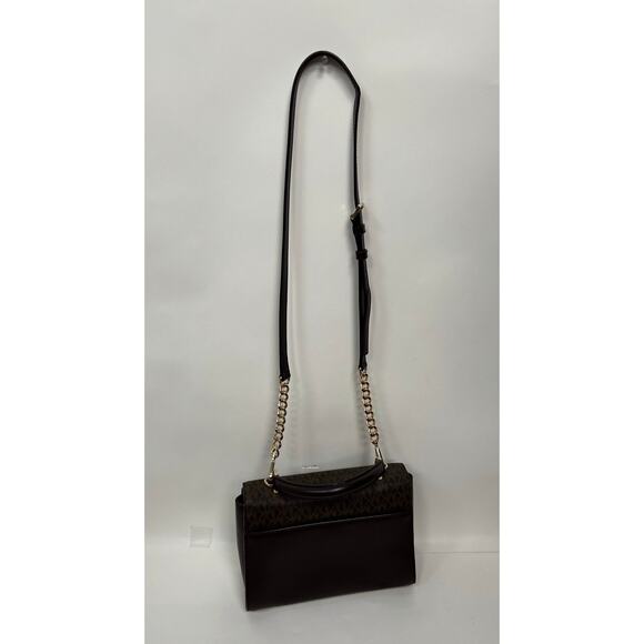 Michael Kors Sloan Leather and Logo Satchel - Picture 4 of 8